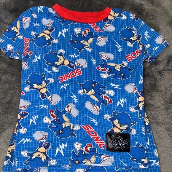 Size 6 sonic pajama set in great condition - Picture 2 of 2